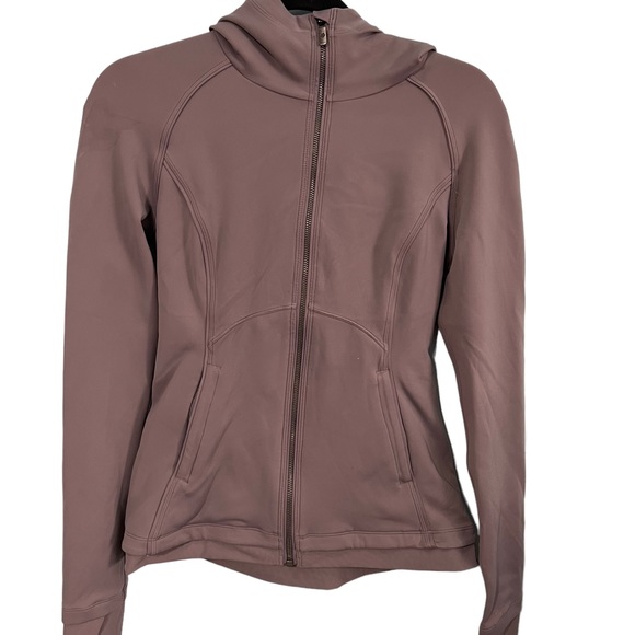 lululemon athletica Jackets & Blazers - LuluLemon Gray Long Sleeve Hooded Jacket Size 6